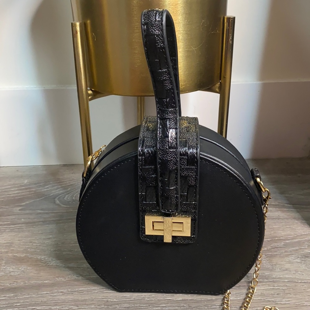 Black Circle Mini Bag